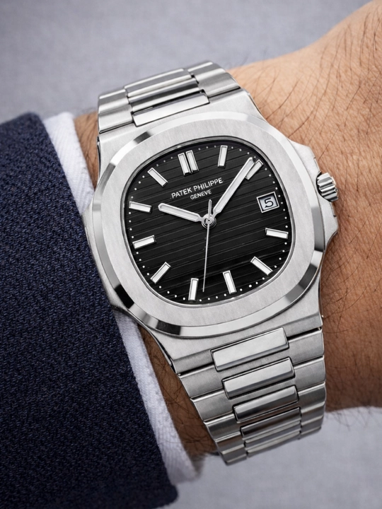 Erkaklar qo‘l soat, brendli, kvartz, kundalik kiyish uchun, Patek Philippe nautilius