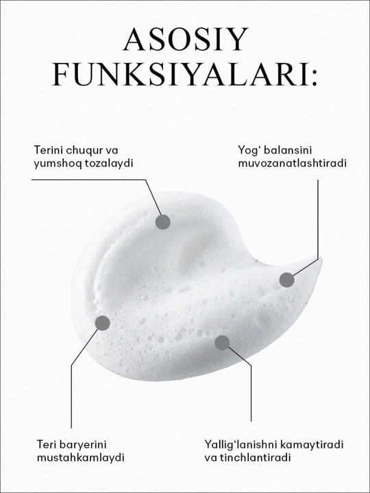 Пенка для умывания Modaily Balancing Foam Cleanser 150 мл, ниацинамид