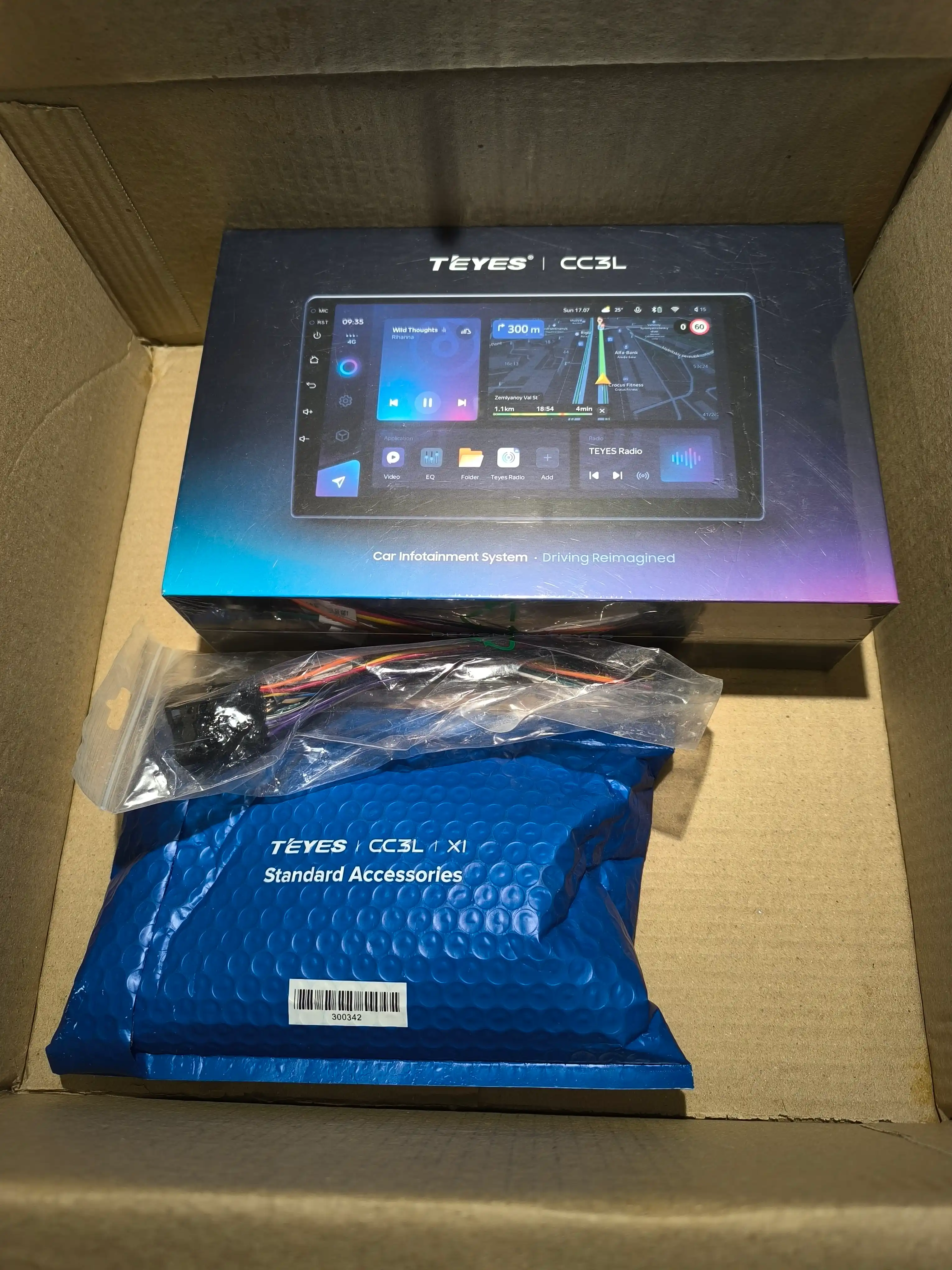 Автомонитор Teyes CC3L, 4/32Гб и 4/64Гб, android монитор, HD сенсорный экран, с сим картой
