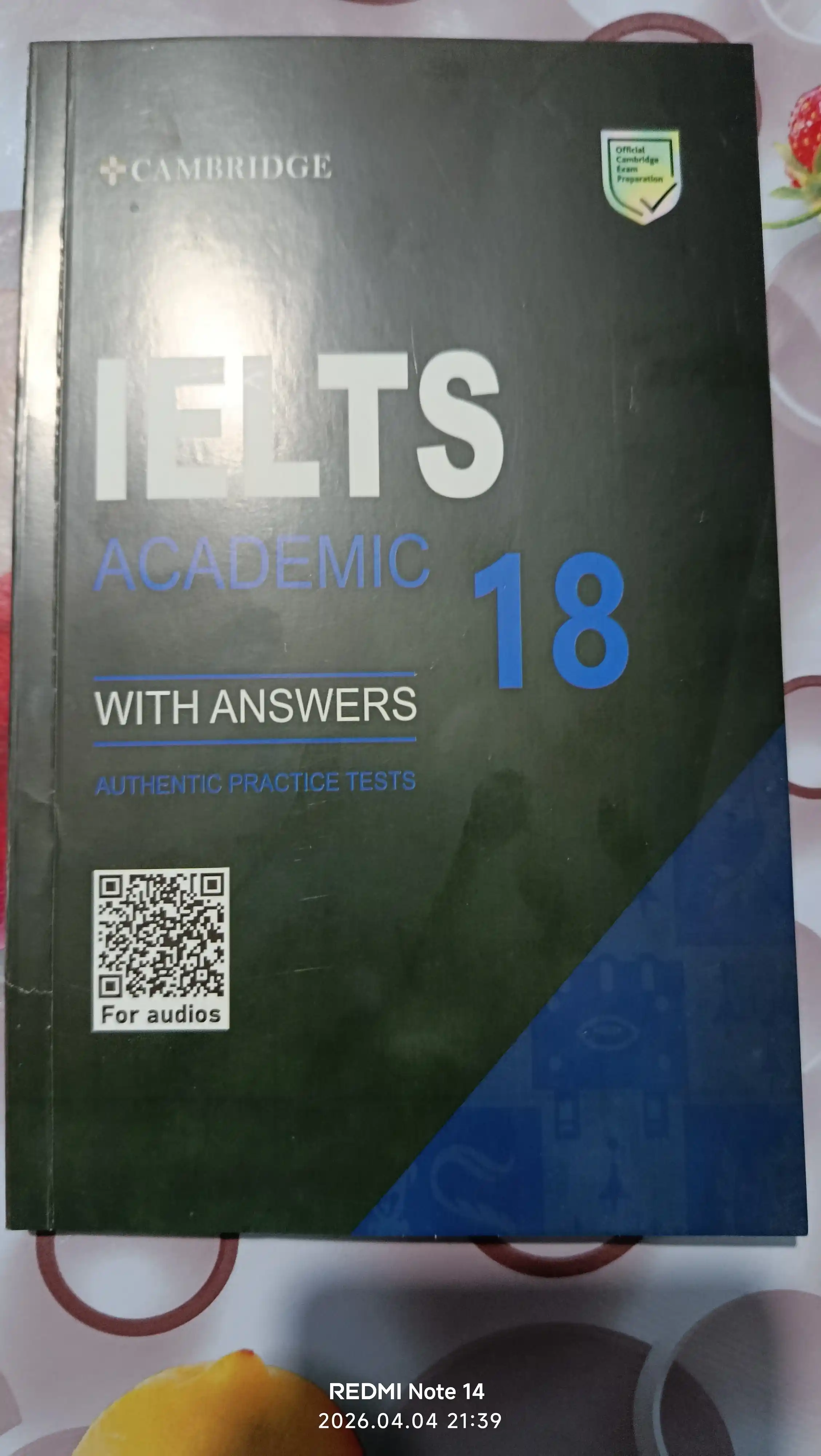 Kitob Cambridge IELTS Academic 1,2,3,4,5,6,7, 8, 9, 10, 11, 12, 13, 14, 15, 16, 17, 18, 19