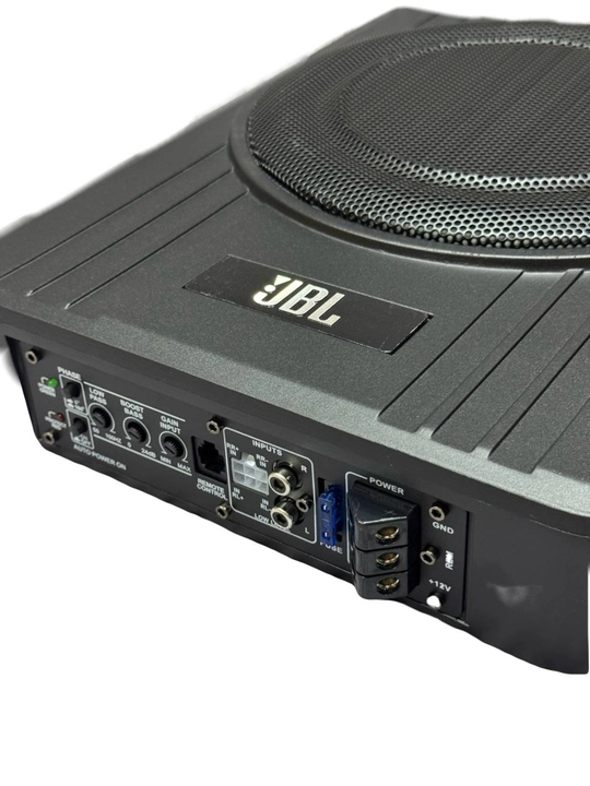 JBL aktiv sabvufer 4500W, slim korpus, o‘rindiq ostiga