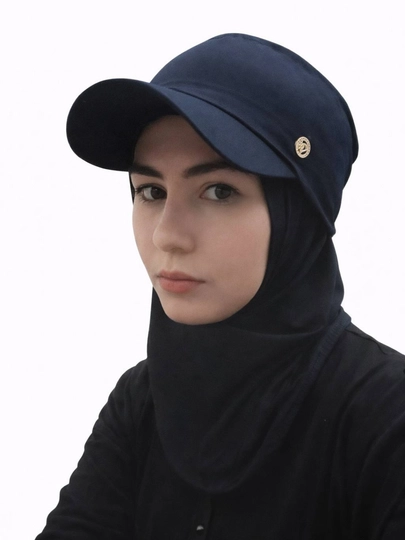 Tayyor hijob, ikkilik: ro‘mol — boni va kepka, ayollar uchun - 