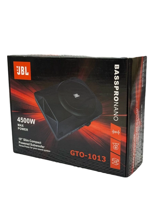 JBL aktiv sabvufer 4500W, slim sambufer, o‘rindiq ostiga