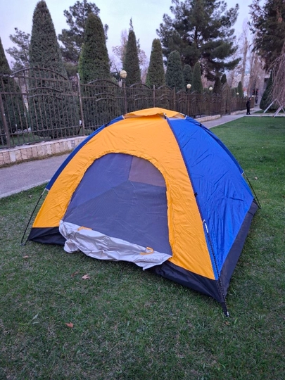 Палатка туристическая 2-местная Dome Camping Tent (водонепроницаемая)