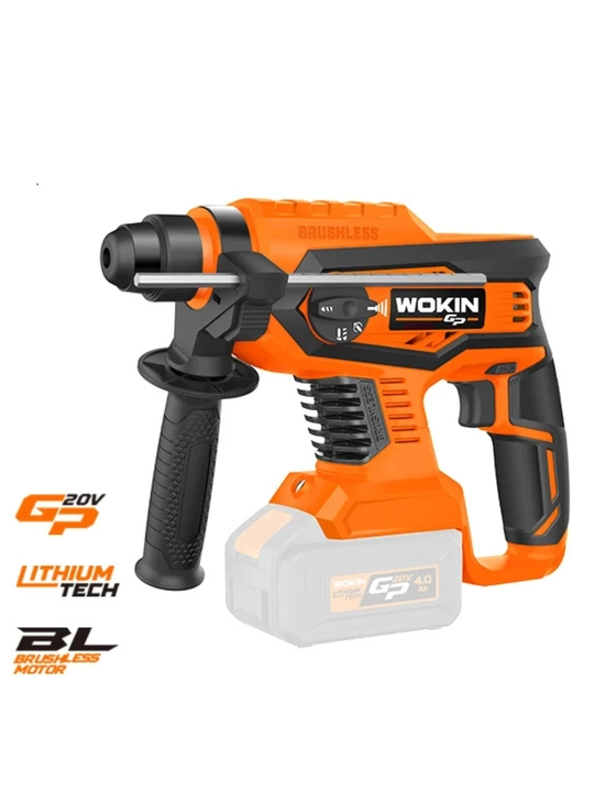 Аккумуляторный перфоратор WOKIN, 20В, Brushless (бесщеточный), SDS-plus - 