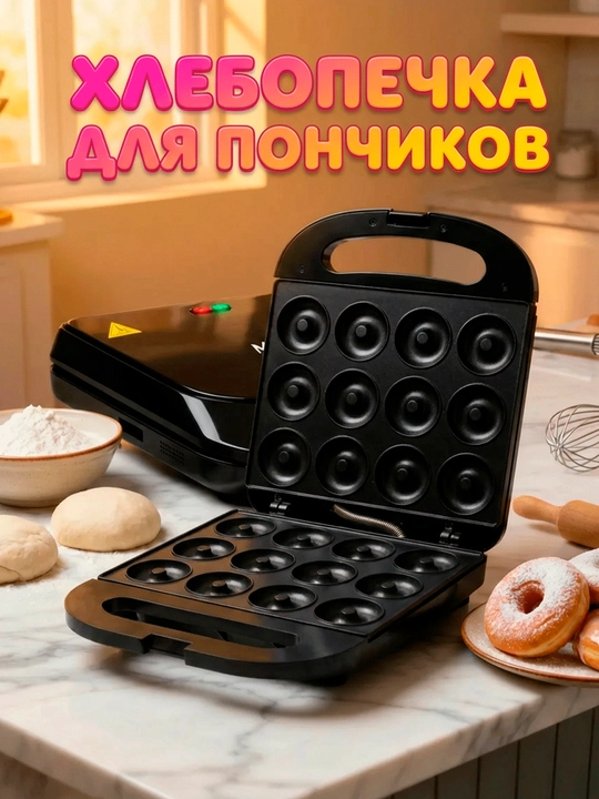 Ko'p funktsiyali vafli pishirgich-toster, sendvich pishirgich, 3 tasi 1 da, 5 tasi 1 da - 