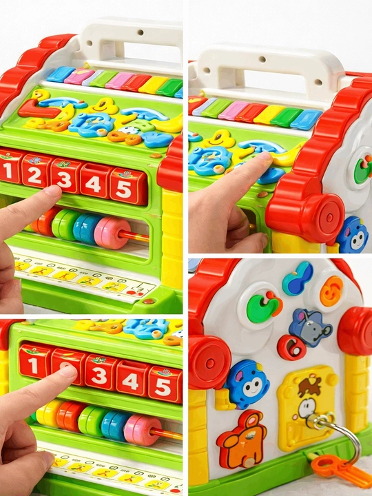 Развивающая детская музыкальная игрушка "Теремок Сортер" Limo Toy 739