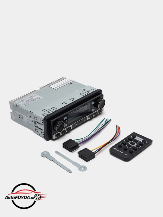 Pioneer 1DIN magnitola Bluetooth USB AUX TF deyarli barcha avtomobillarga mos
