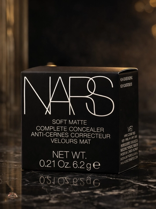 NARS Soft Matte konsileri, tabiiy mat qoplama tekis rang Chantilly, to‘liq yopish - 