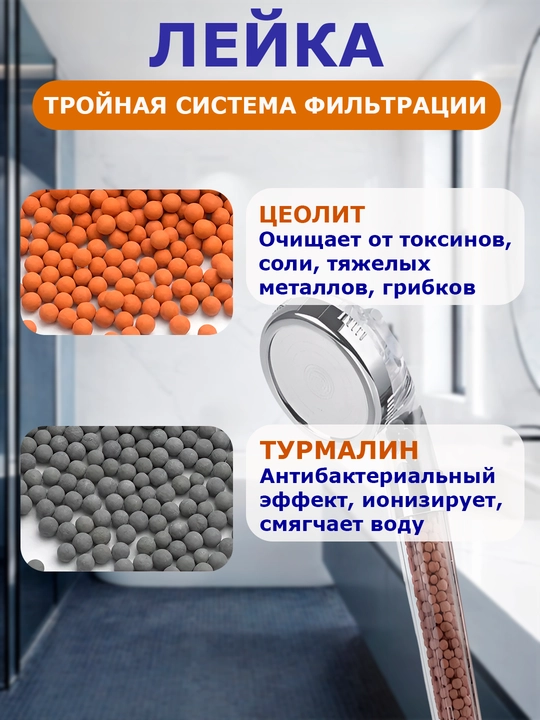 Лейка для душа с фильтром, лейка с универсальной насадкой, душевая лейка с фильтром