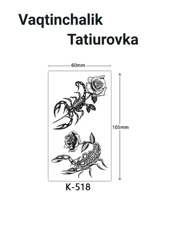 Vaqtinchalik tatuirovkalar - 