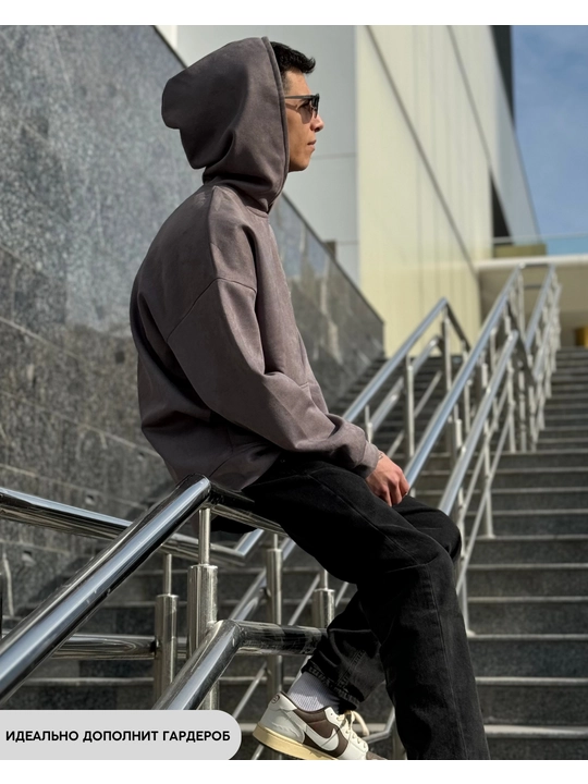 Худи Velour Grey