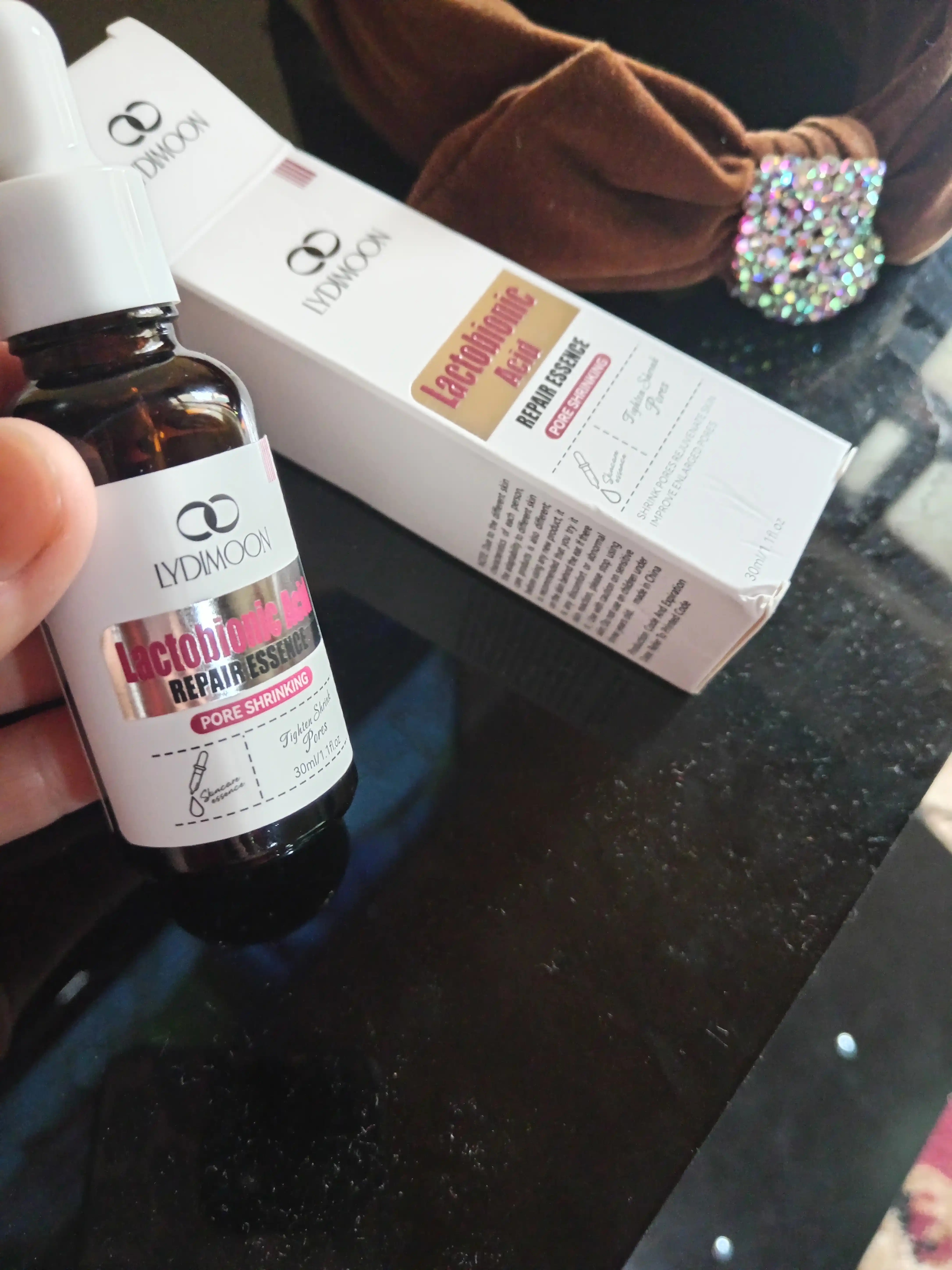 LYDIMOON Laktobion kislotasi ko'zalarni toraytiruvchi mohiyat 30 ml