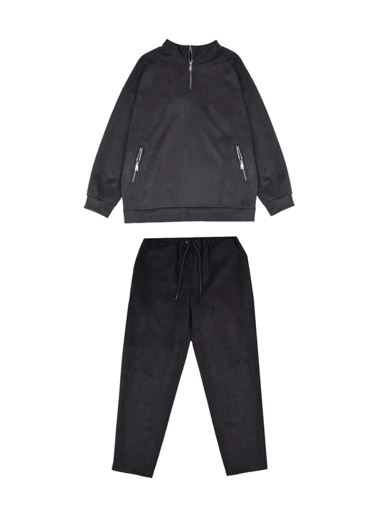 Velour Black sport kostyumi - 