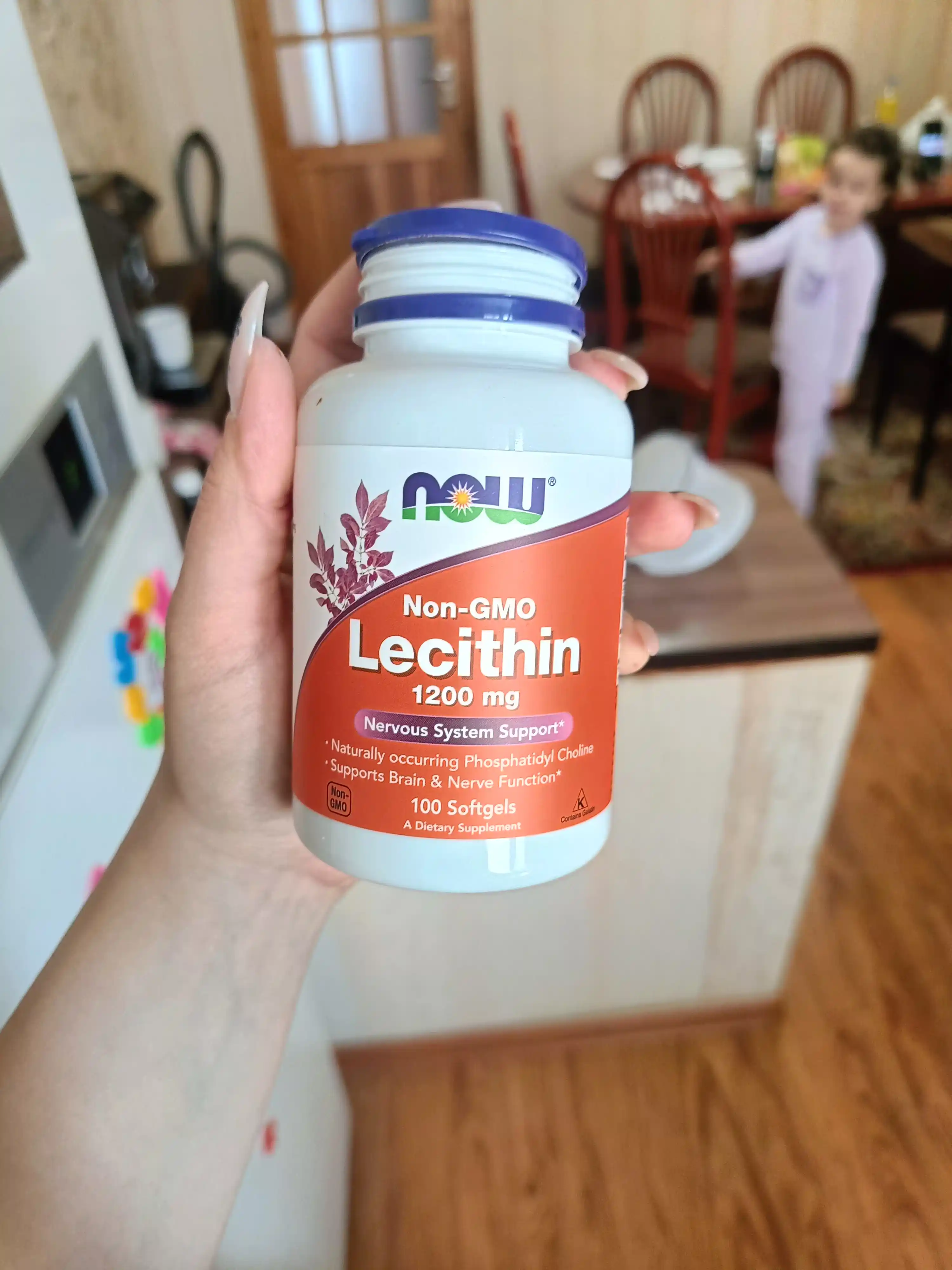 NOW Foods, Lesitin, Letsitin, 1200 mg, 100 kapsulalar