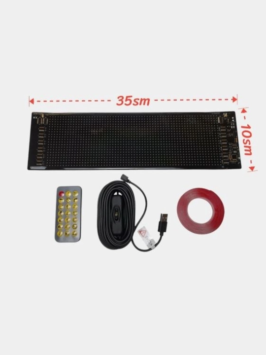 LED матричная панель – гибкий дисплей с Bluetooth управлением