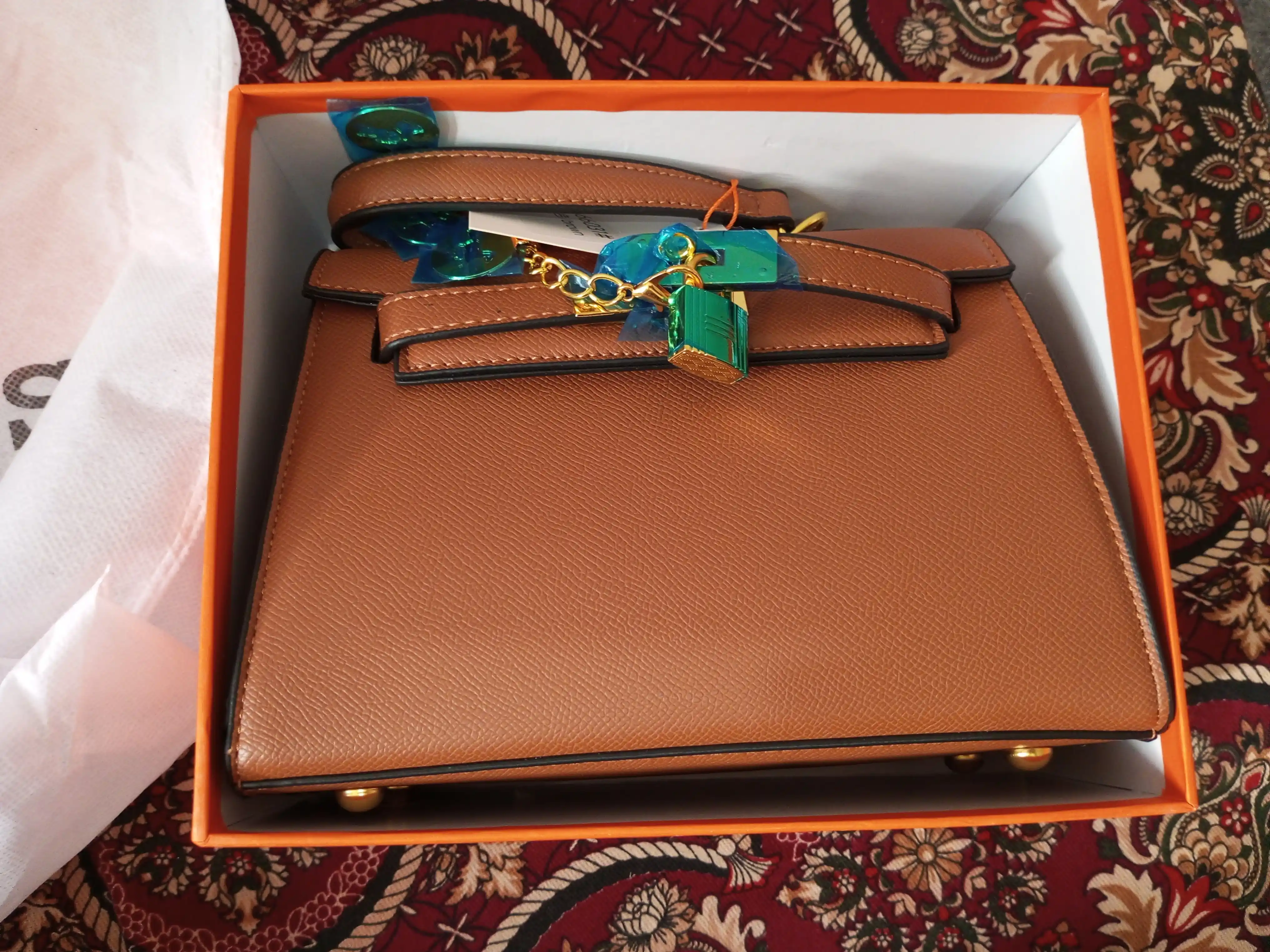 Женская сумка в стиле Hermes