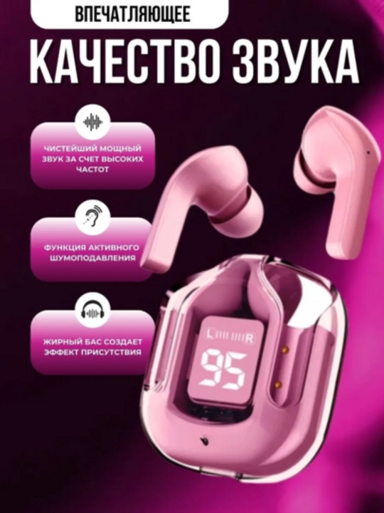 Simsiz quloqchin TWS Bluetooth 5.3 sensorli boshqaruv, kuchli ovoz