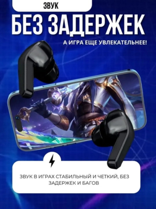 Simsiz quloqchin TWS Bluetooth 5.3 sensorli boshqaruv, kuchli ovoz