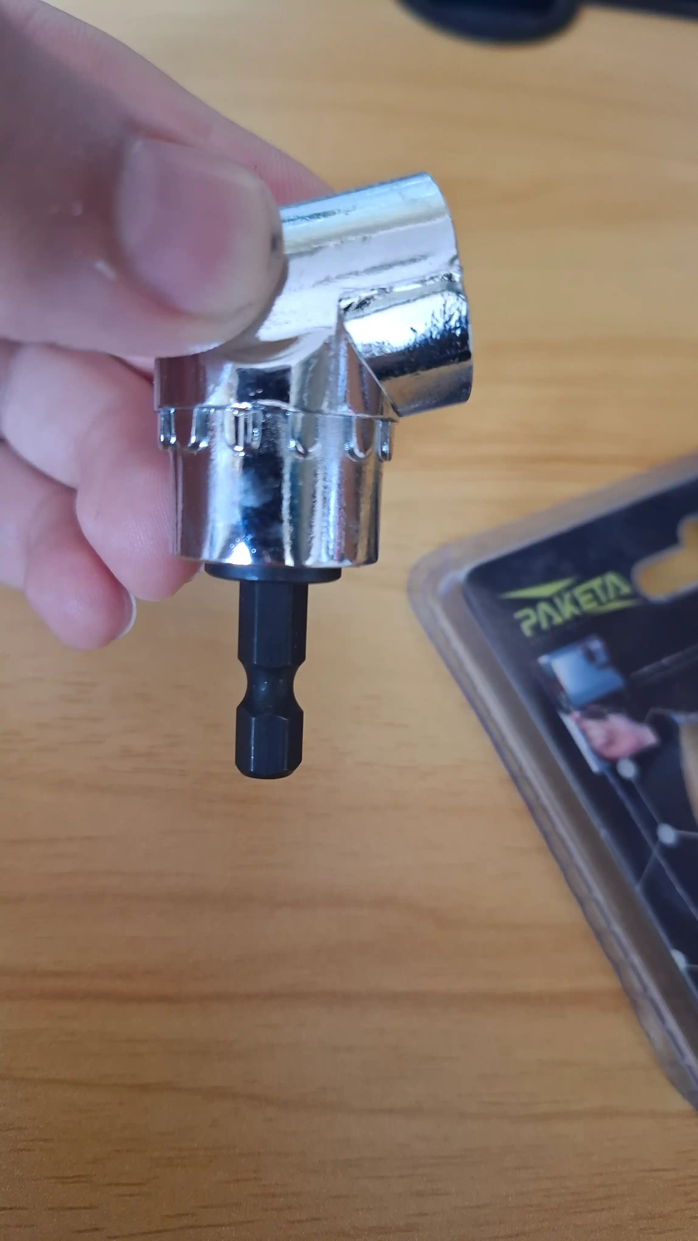 Угловой адаптер 105° для шуруповёрта и дрели (1/4”, 6.35 мм)