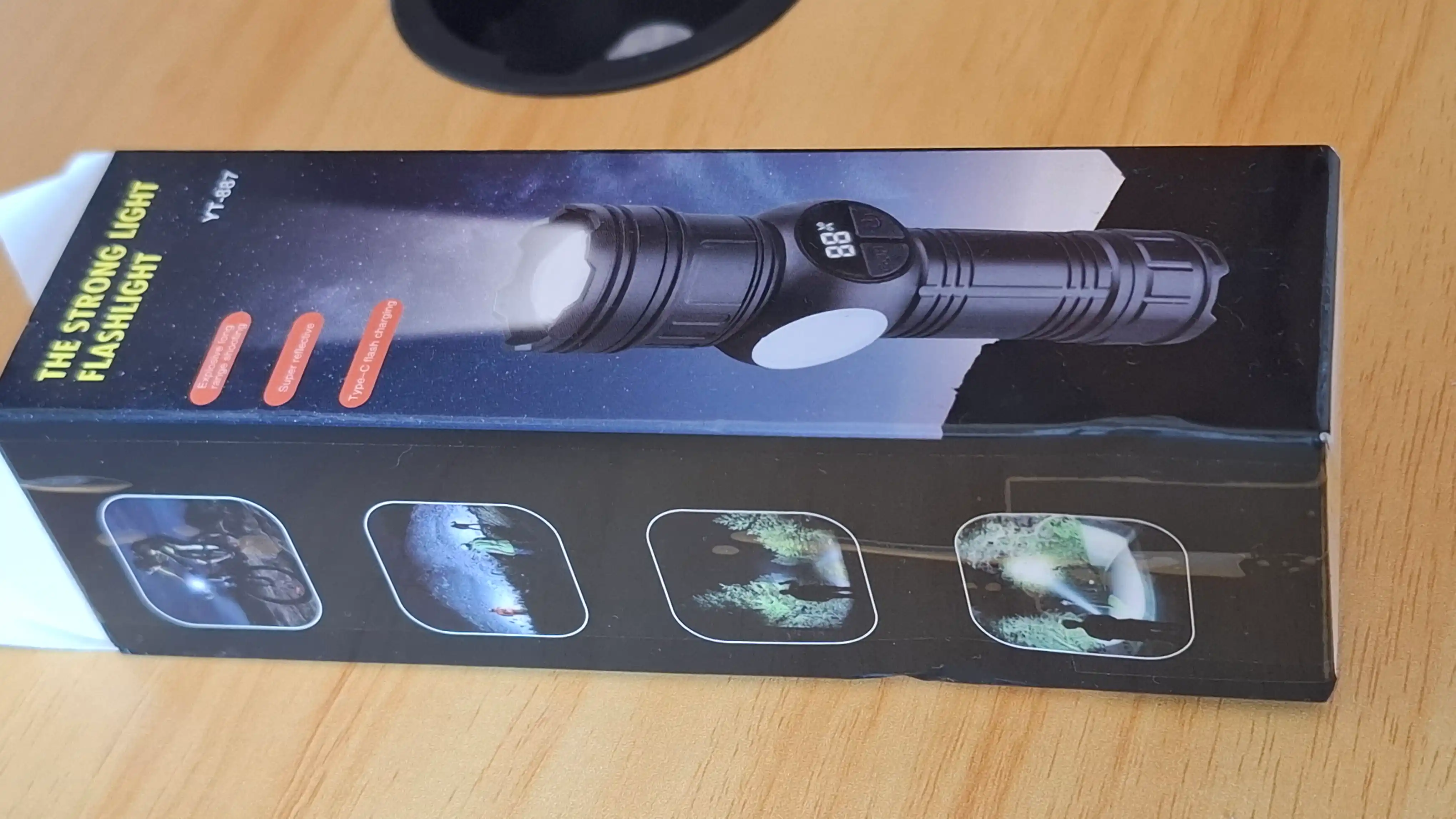 Mini LED fonar BX-P12 — suvga chidamli, taktik, sayohat va baliq ovlash uchun mos
