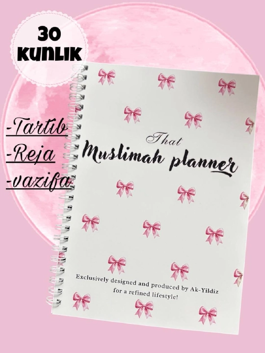 Ramazon kundaligi, Kunlik kundalik, retsep uchun daftar, planner - 
