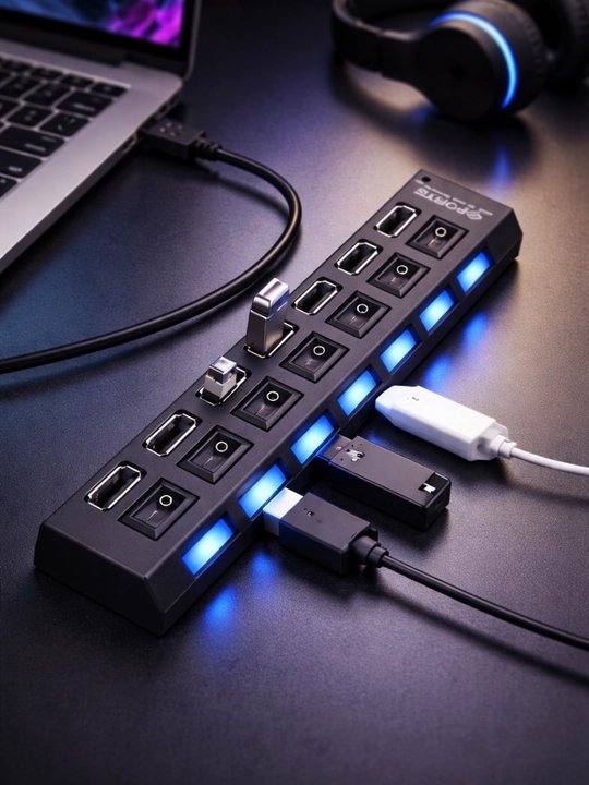 USB HUB 7 portli va 4 portli. usb razvetvitel, usb ko‘paytirgich