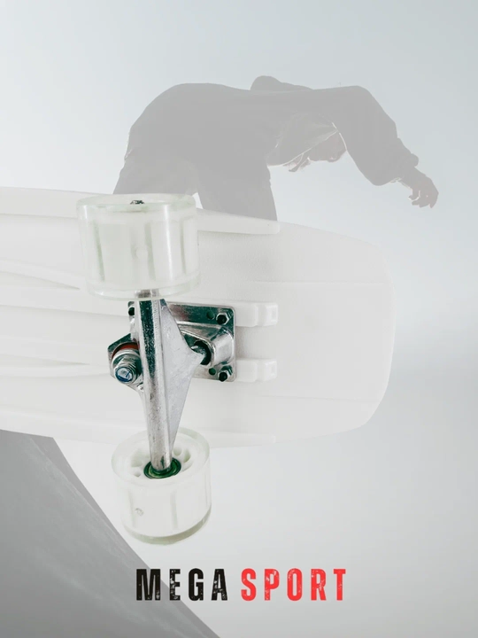 Skateboard penni bord, LED g‘ildirakli, rangli dizayn