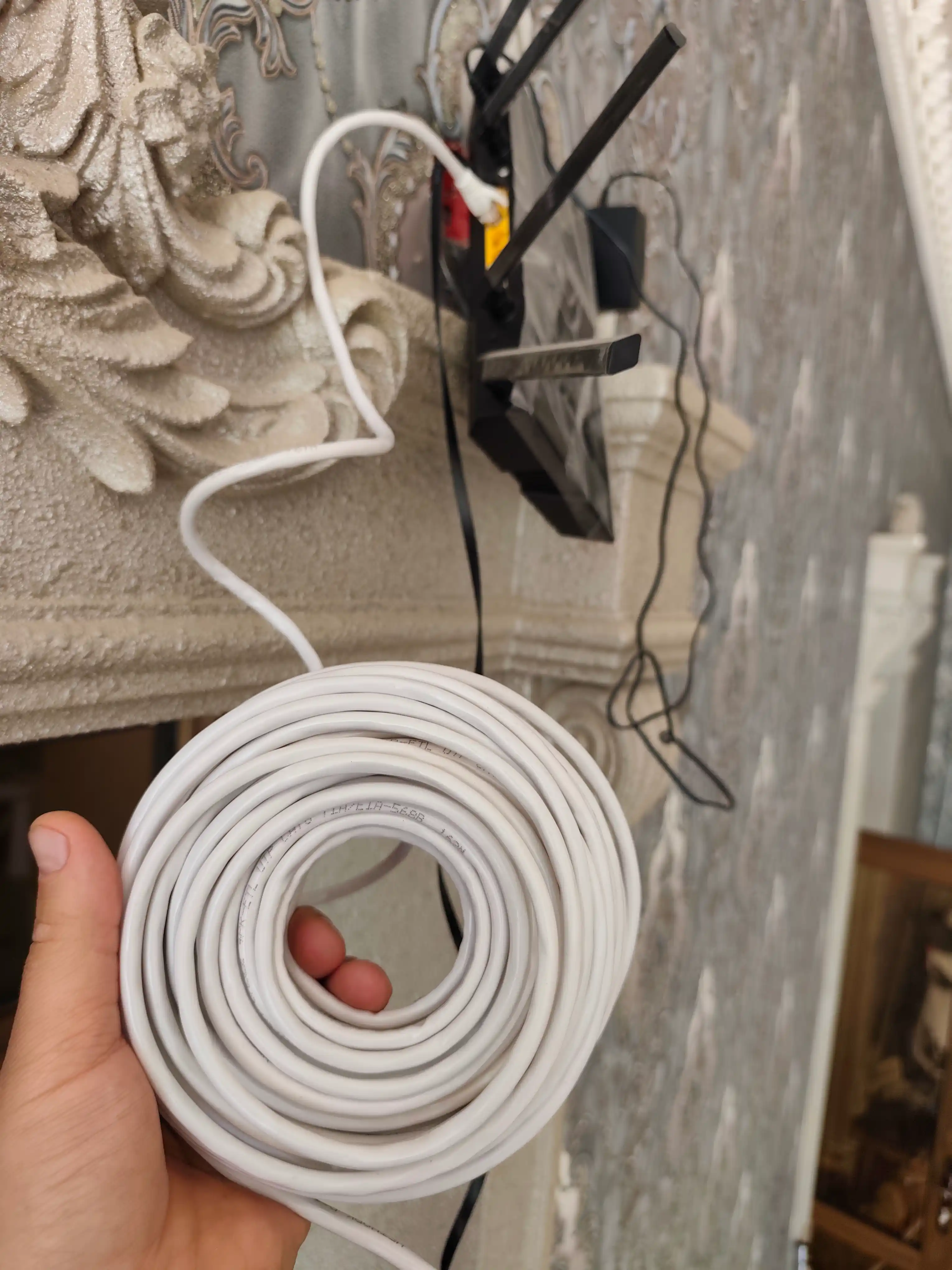 Сетевой кабель CAT-6 LAN до 10Гбит/сек, UTP для интернета, патч-корд RJ45, компьютерный
