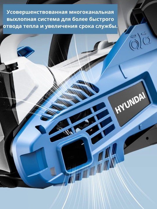 Бензопила 12/20-дюймовая HYUNDAI