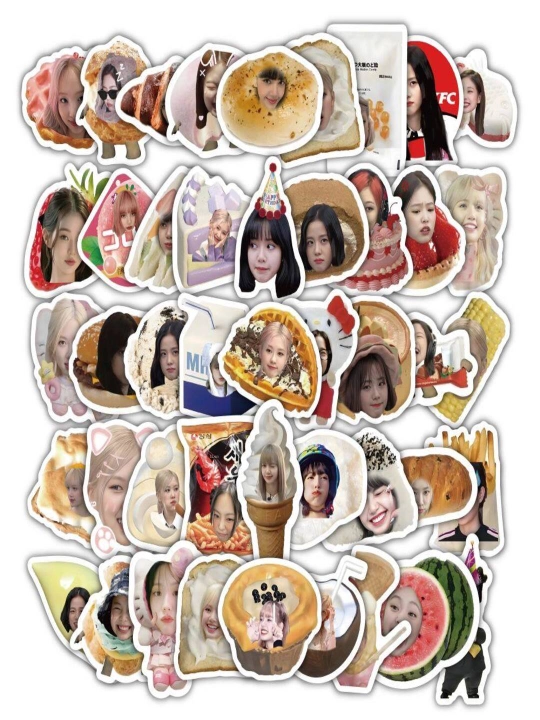 K-pop stikerlari to'plami BTS BlackPink,Lisa,Rose,Jenni,Jisoo,Jungkook