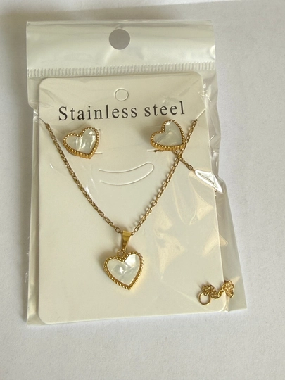 Коллекция украшений Van Cleef, колье, серьги, кольцо, цепочка для женщин — BARETTE-VCSETS-БЕЖЕВ