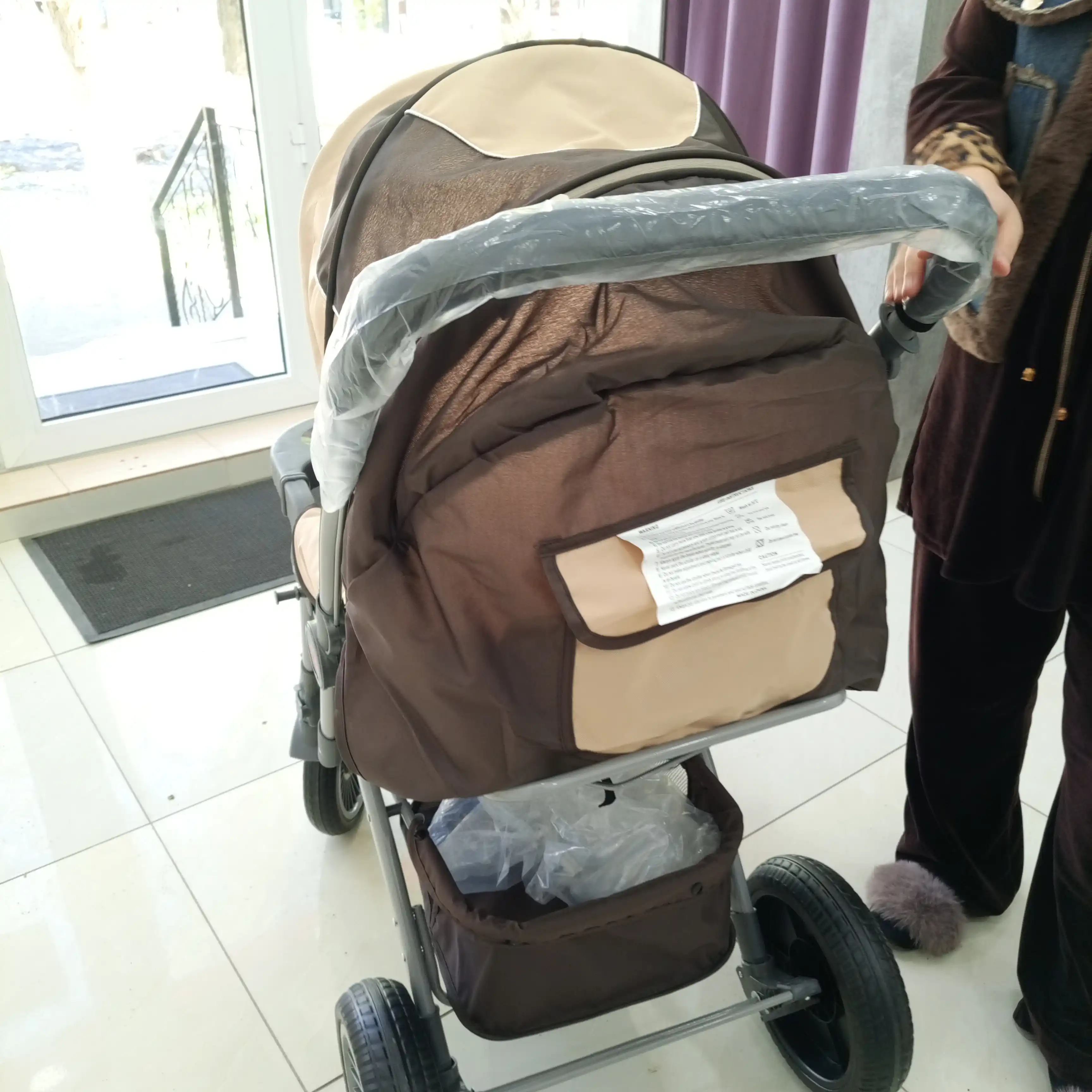 Коляска детская, всесезонная, прогулочная, cкладная, от 0-3 года, Adil
