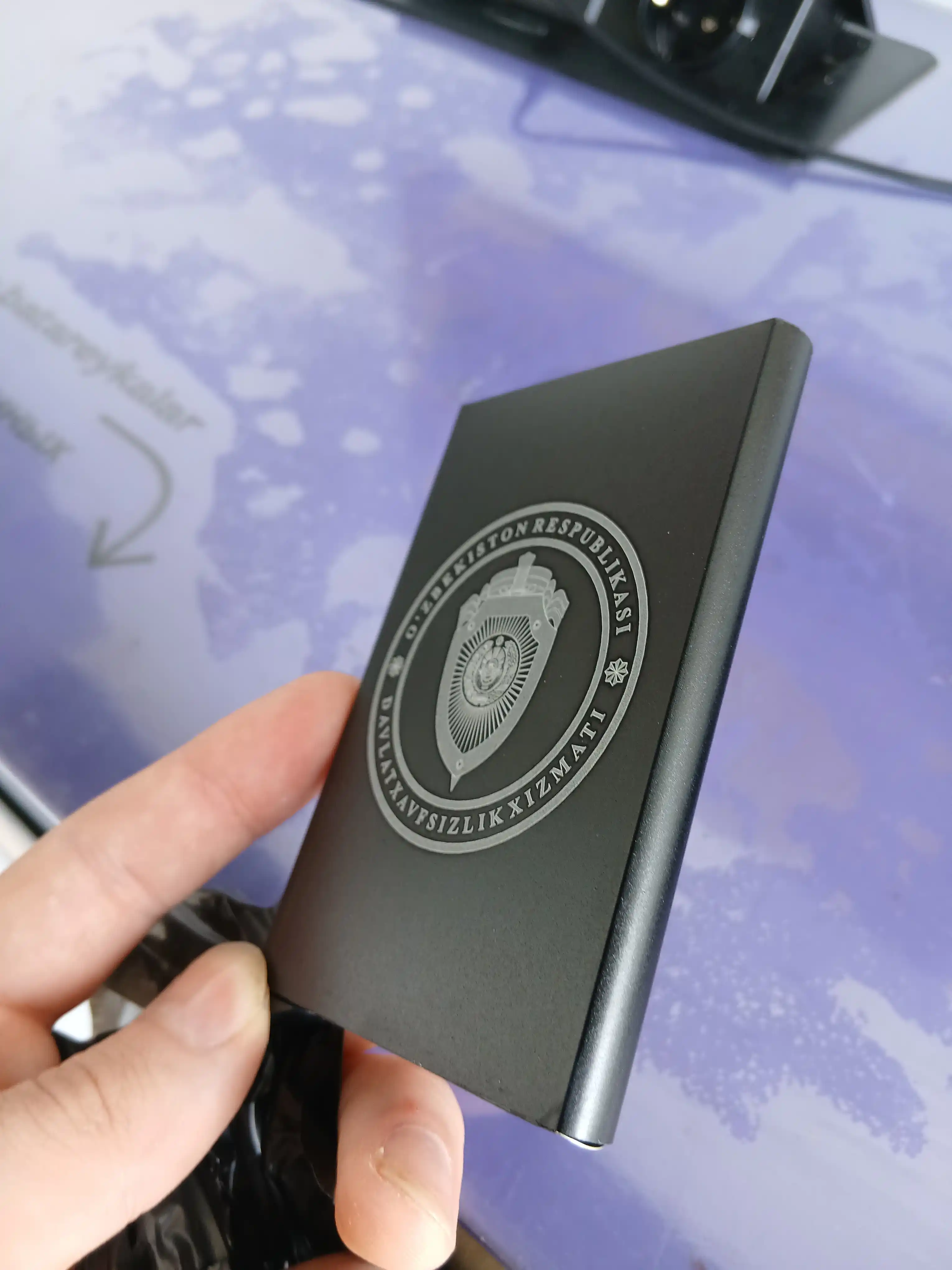 Металлический кардхолдер-RFID-защита, тактический, для документов