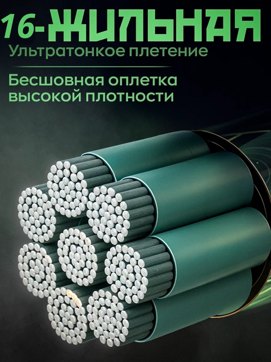 Плетеный шнур для рыбалки