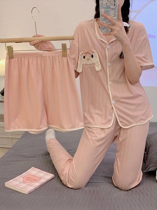 Ayollar uchun pijamalar 3 qisimli