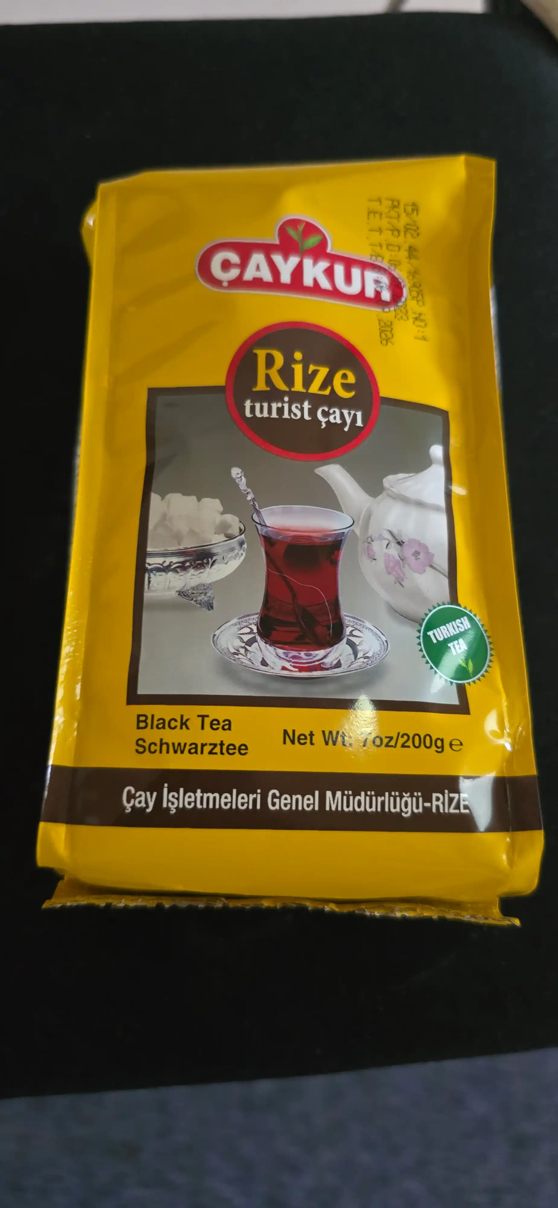 ÇAYKUR Rize Turist чёрный чай, 200 г – натуральный турецкий чай, бардак чай
