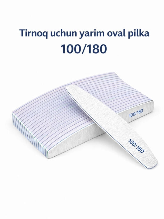 Пилка для ногтей 100/180, пилка для маникюра и педикюра