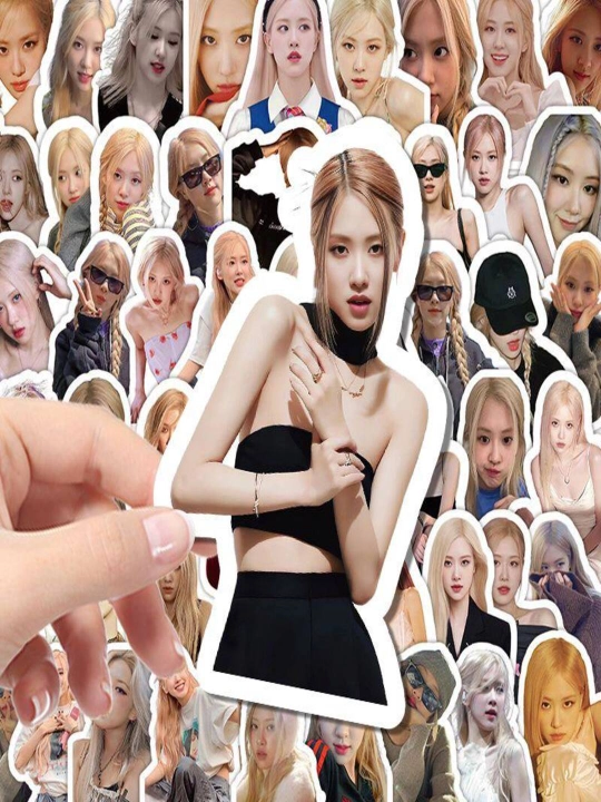 Набор К-поп наклеек BTS BlackPink,Lisa,Rose,Jenni,Jisoo,Jungkook