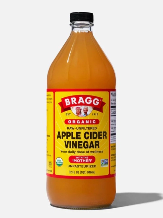 Яблочный уксус Bragg Organik, 946 мл, без фильтрации