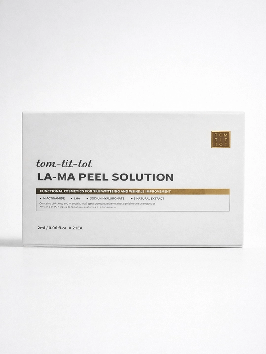 Tom Tit Tot LA-MA Peel Solution ampulasi, terini yangilash va tiniqlashtirish uchun - 