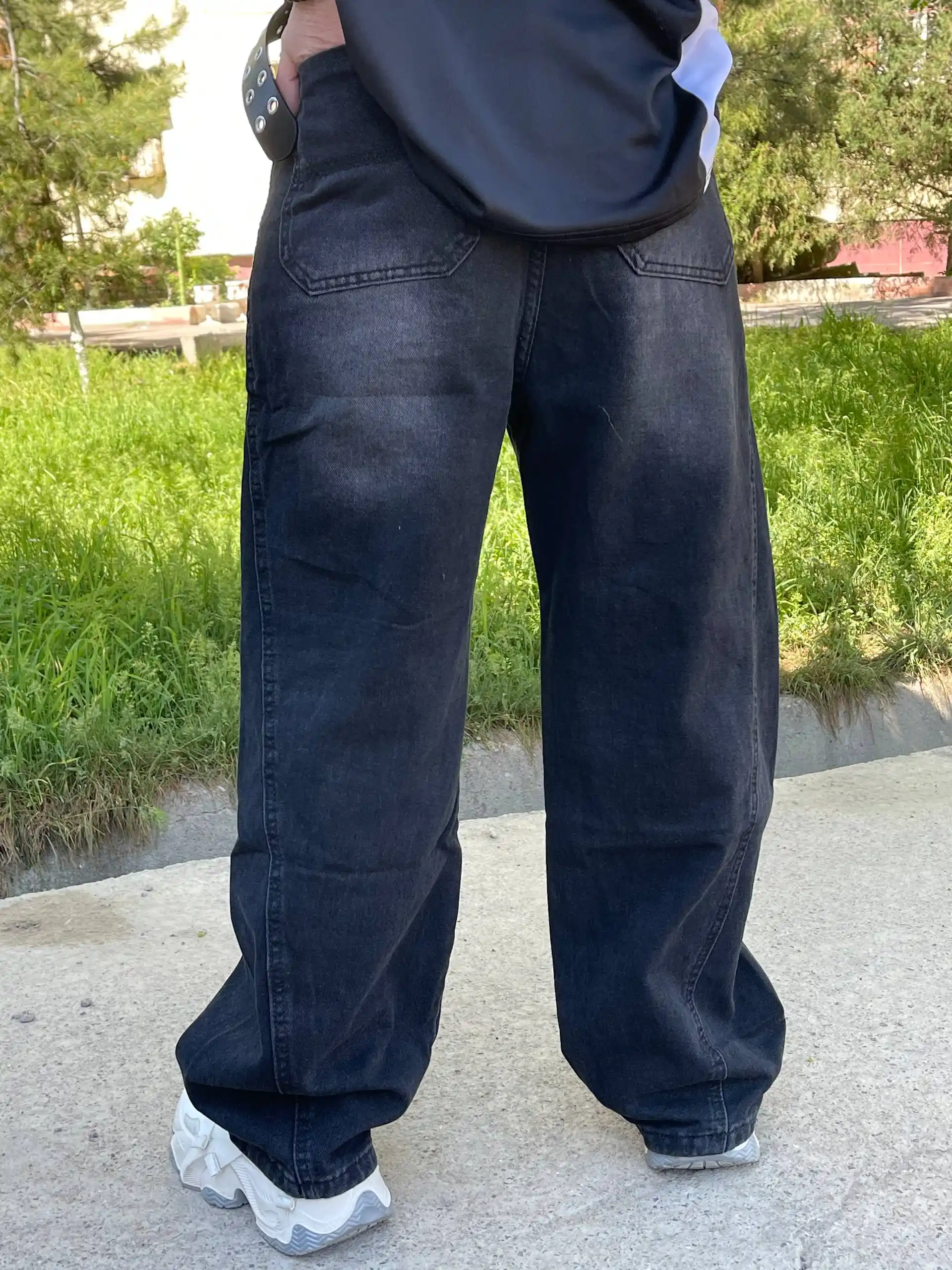 Ayollar uchun keng jinsi shimlar, erkaklar uchun BAGGY jinsi Y2K uslubida,bo‘sh,keng,S-3XL