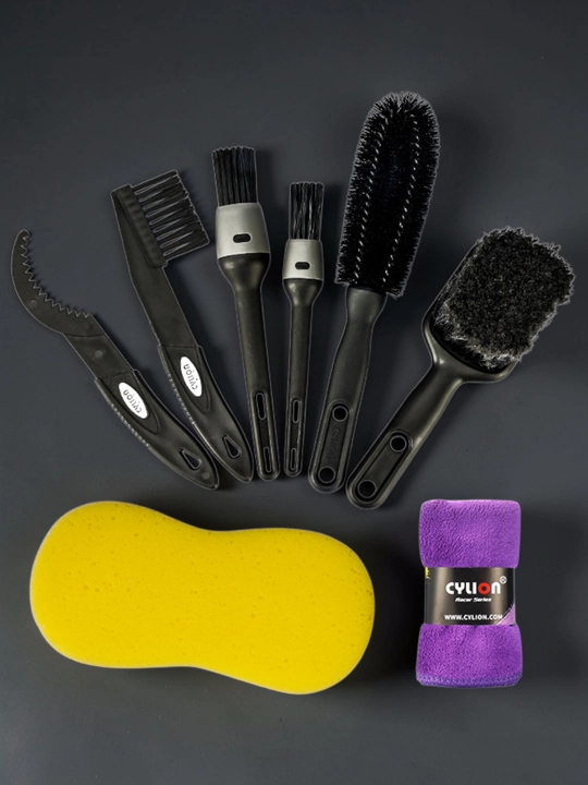 Набор для чистки велосипеда 8 предметов CYLION Cleaning Tool Set универсальный