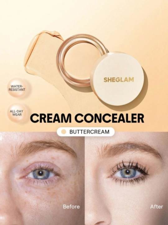 Консилер для лица Sheglam Cream Concealer водостойкий корректор от темных кругов и прыщей