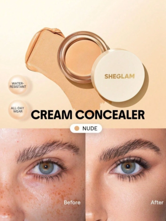 Консилер для лица Sheglam Cream Concealer водостойкий корректор от темных кругов и прыщей