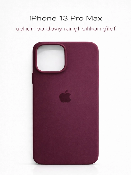 IPhone 17 / 16 / 15 / 14 / 13 / 12 Pro Maxlar uchun silikon g‘iloflar