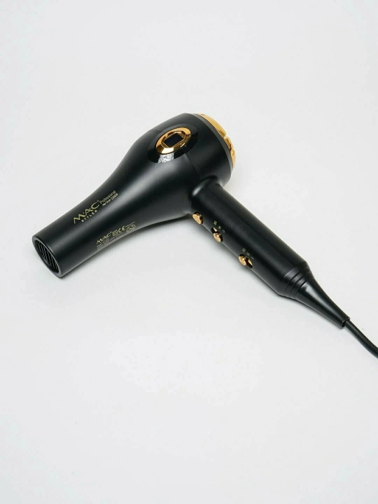 MAC styler MC-6682 professional soch quritgichi, ionizatsiya bilan quritish va pardozlash uchun mo‘ljallangan, 2200W