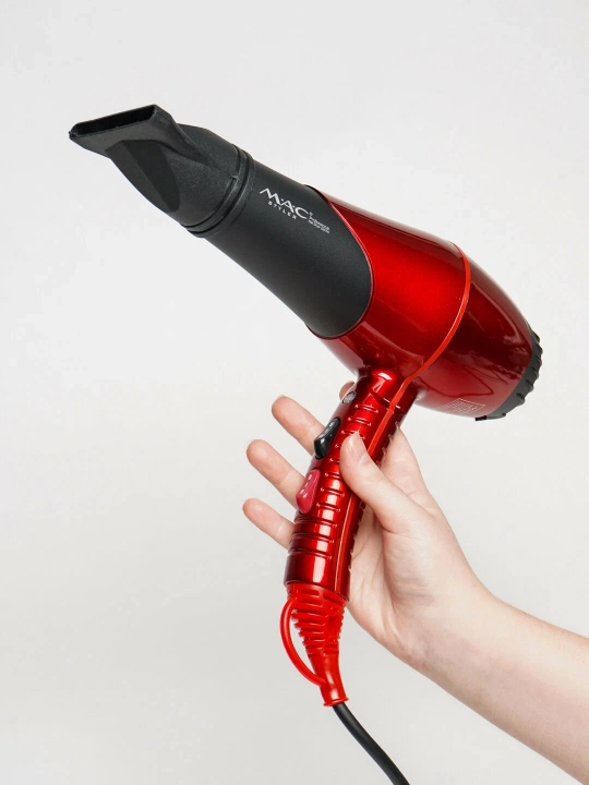 MAC styler MC-6682 professional soch quritgichi, ionizatsiya bilan quritish va pardozlash uchun mo‘ljallangan, 2200W - 