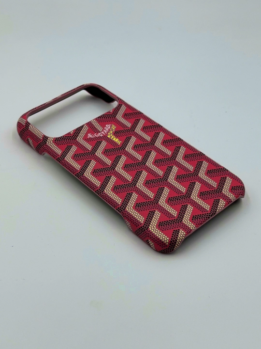Современный чехол в стиле Goyard для iPhone серии 13–17