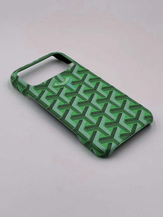 Современный чехол в стиле Goyard для iPhone серии 13–17